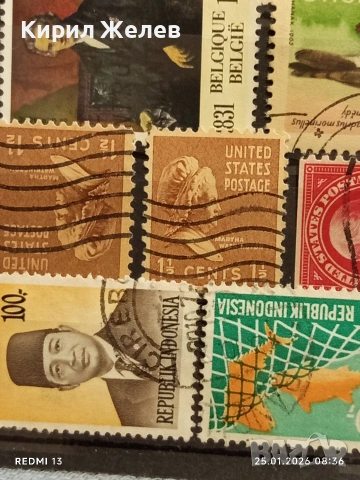 Стари пощенски марки от цял свят смесени АМЕРИКА, БЕЛГИЯ, ЧЕХОСЛОВАКИЯ за КОЛЕКЦИЯ 51984, снимка 7 - Филателия - 53217395