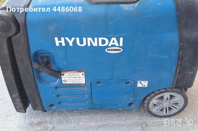 инвенторен генератор монофазен hyundai HY3200SEI, снимка 3 - Генератори - 51543552
