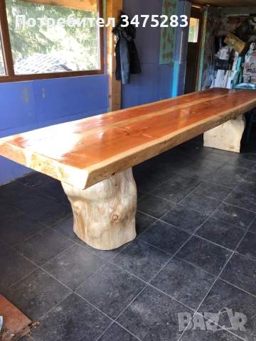 Продавам Плотове за маси 2,3 ,4 метра има обработени и необработени от сух материал., снимка 2 - Маси - 53581790