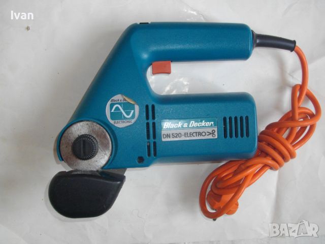 Електрическа ножица BLACK DECKER DN520E D1 WEST GERMANY За рязане ламарина плат табак балатум винил , снимка 3 - Други инструменти - 46813088