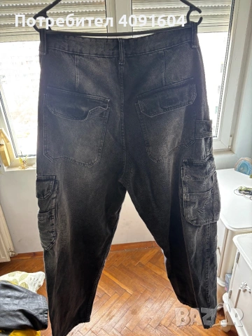 черни дънки Bereshka- baggy, снимка 3 - Дънки - 54084141