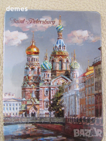 Автентичен магнит от Санкт Петербург, Русия-серия