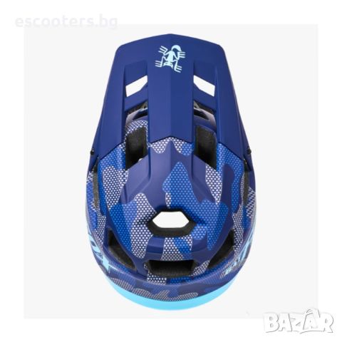 Предпазна каска BATFOX K1 BLUE, снимка 4 - Аксесоари за велосипеди - 45374815