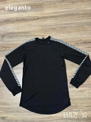 Мъжко ! Helly Hansen Dry Stripe Crew Long Sleeve Baselayer - Navy,  М размер, снимка 2 - Тениски - 52827687
