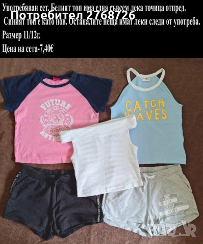 УПОТРЕБЯВАНИ ДРЕХИ ЗА МОМИЧЕНЦЕ-част 5, снимка 15 - Детски комплекти - 49189322