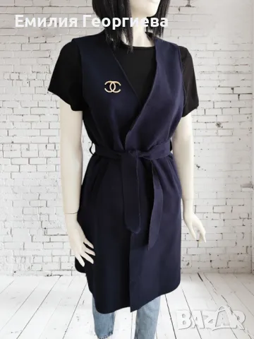 Елегантен Дамски елек, снимка 2 - Елеци - 49231602