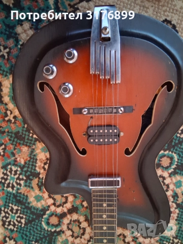 Продавам стара китара Кремона, снимка 2 - Китари - 52369363