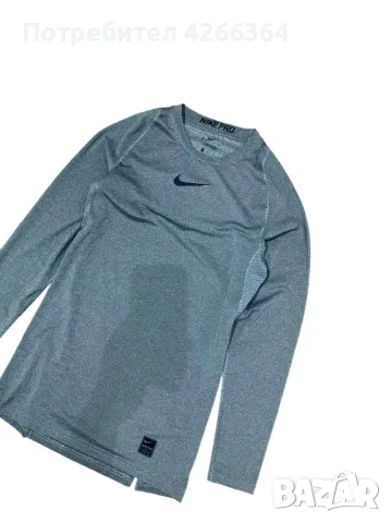 Мъжка блузка с дълъг ръкав : NIKE PRO M, снимка 7 - Блузи - 49231880