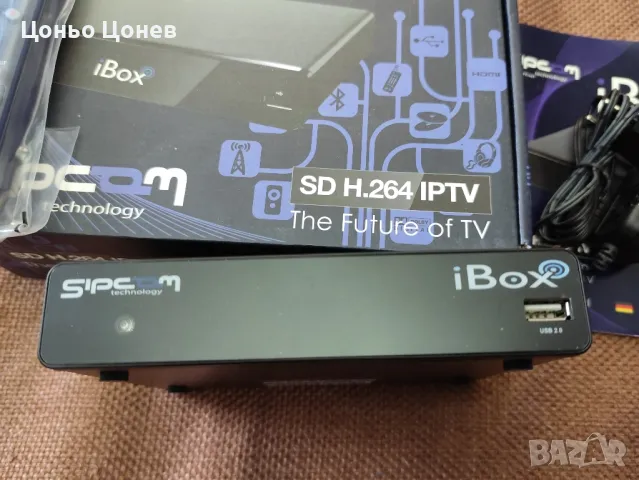 TV box "iBox SIPCOM"-смарт ТВ приемник, снимка 3 - Приемници и антени - 48382192