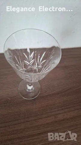 Кристална чаша 1бр  20см, снимка 2 - Чаши - 50190299