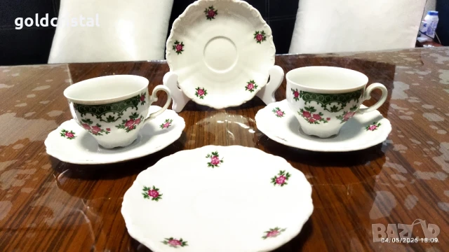 стар немски порцелан чаши за чай кафе 