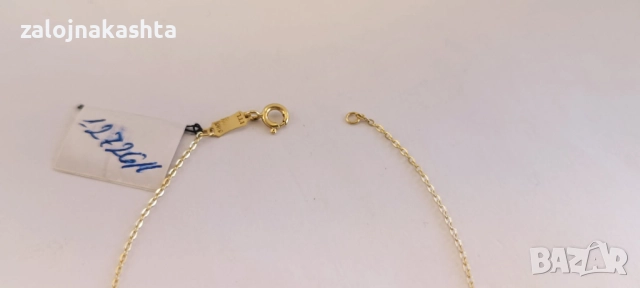 Нова-Златна гривна-1,49гр/14кр, снимка 4 - Гривни - 52736073