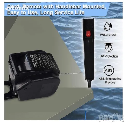 Електрическа лебедка 2000LBS, с дистанционно, 12V, до 910 кг, снимка 8 - Аксесоари и консумативи - 49749420