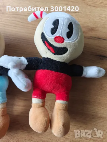 Плюшени играчки Cuphead and Mugman, снимка 2 - Плюшени играчки - 50364054