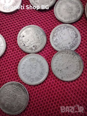 Лот монети Нидерландска Индия- много сребро, снимка 2 - Нумизматика и бонистика - 46409433