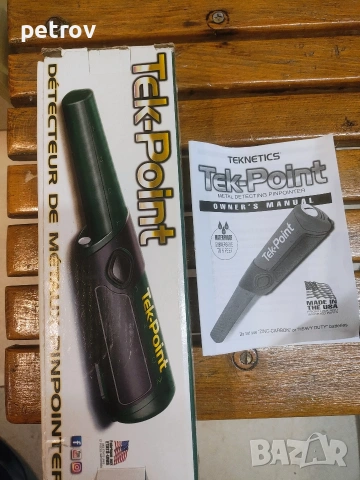 Металдетектор пинтпойтер Tek Point Teknetics, снимка 4 - Друга електроника - 53110111
