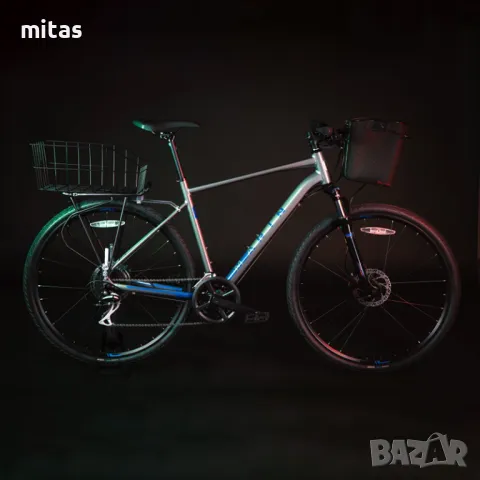 Кошница за кормило на велосипед FORCE KLICK, Мобилна, Метална, Черна, снимка 3 - Аксесоари за велосипеди - 50437026