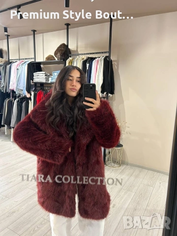 Пухено палто , снимка 4 - Палта, манта - 53615298