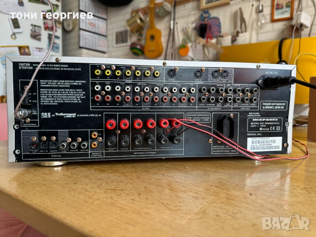 Усилвател MARANTZ SR4300 - AV RECEIVER Маранц, снимка 8 - Ресийвъри, усилватели, смесителни пултове - 53877177
