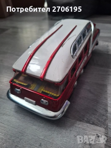 Винтидж метален автобус , снимка 7 - Колекции - 53681540