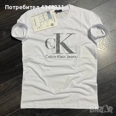 Памучна тениска CALVIN KLEIN, снимка 1 - Тениски - 48512975