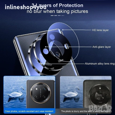 Двоен Магнитен Кейс за Honor Magic8 Lite със защита на камерите, снимка 2 - Калъфи, кейсове - 53239749