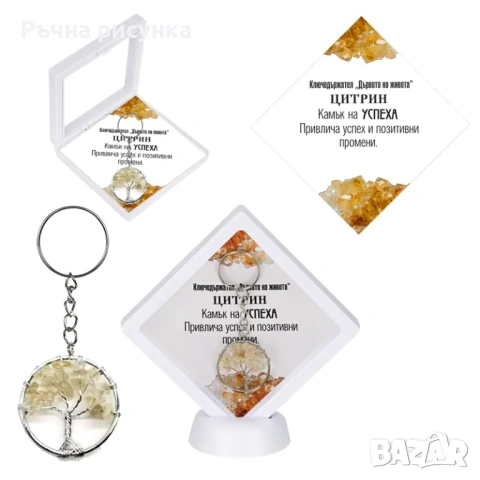 Ключодържател с камък и в рамка, снимка 7 - Декорация за дома - 53493301