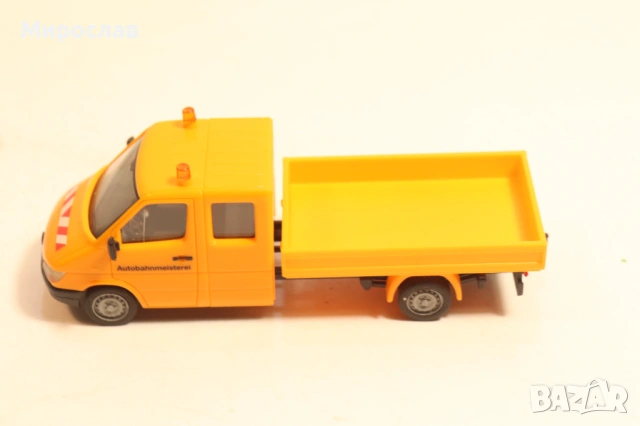 HERPA H0 1/87 MERCEDES SPRINTER КАМИОН КОЛИЧКА МОДЕЛ, снимка 2 - Колекции - 54113968