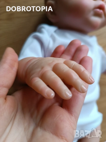 Реалистична кукла "Спящо бебе", снимка 11 - Кукли - 53029232