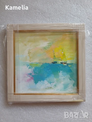 Картина: "Лодки в морето"