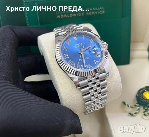 Rolex Datejust 41mm. White Gold Blue Roman Numeral Dial 126334-0026, снимка 3 - Мъжки - 52893669