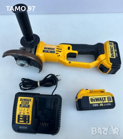 DeWALT DCG412 - Акумулаторен ъглошлайф 2x18V 4.0Ah