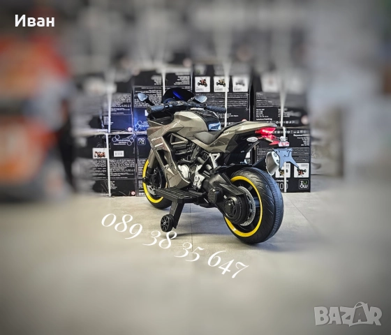 ТОП ЦЕНА!НОВО!Акумулаторен мотор Surfer GREAY с 12V батерия,мека седалкака,USB, снимка 6 - Коли, камиони, мотори, писти - 50719959