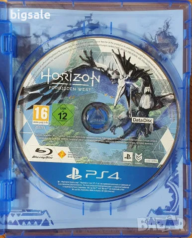 Два диска с Horizon Forbidden West PS4 Playstation 4 Плейстейшън 5 PS5, снимка 4 - Игри за PlayStation - 47491611