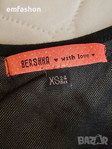 Дамска блуза/тениска "Bershka" XS, снимка 4 - Тениски - 46296064