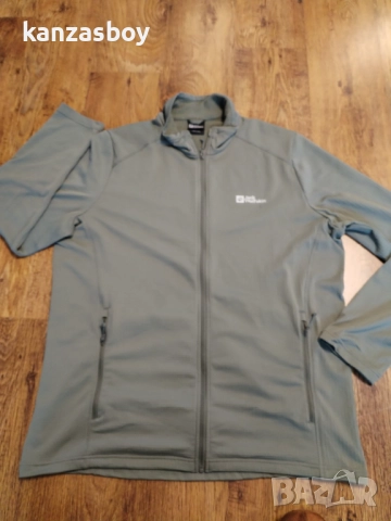 Jack Wolfskin Men's Fleece Jacket - ГОЛЯМО мъжко горнище 3ХЛ, снимка 7 - Спортни дрехи, екипи - 52296071
