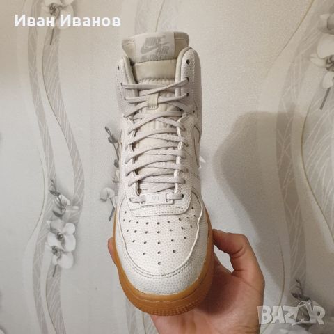 оригинални маратонки NIKE AIR FORCE 1 HI SE "PHANTOM" номер 38-38,5, снимка 10 - Маратонки - 46410786