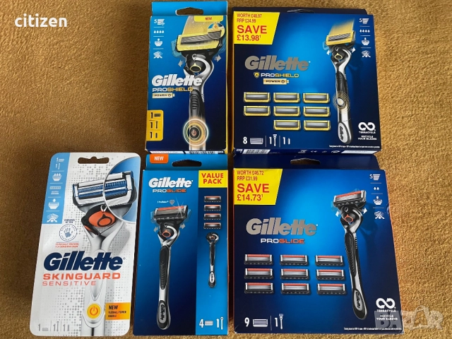 GILLETTE Fusion Proglide,Proshield,Power , снимка 14 - Мъжка козметика - 18696061
