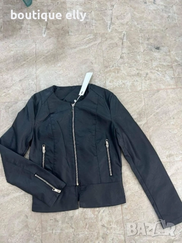 дамско кожено яке, снимка 4 - Якета - 51757648