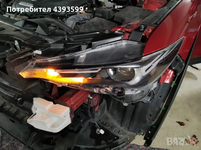 ляв фар ЛЕД матричен LED matrix Мазда Mazda CX 5 завиващ AHB, снимка 4 - Части - 49189762