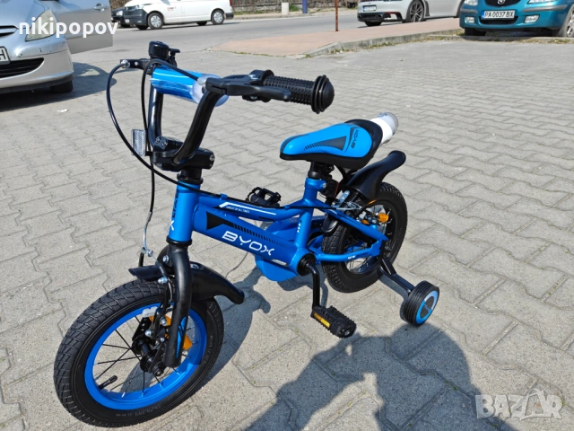 BYOX Велосипед 12" PRINCE син, снимка 8 - Велосипеди - 53531653