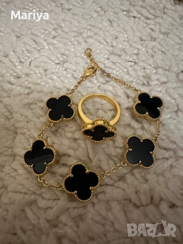 Гривна и пръстен Van Cleef, снимка 4 - Гривни - 51838921