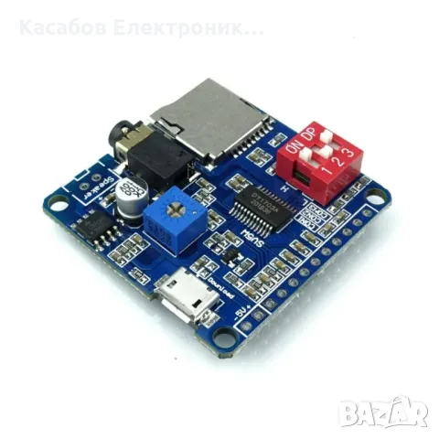 Аудио модул DY-SV5W MP3 плейър с SD слот 5W USB, снимка 3 - Друга електроника - 46858113