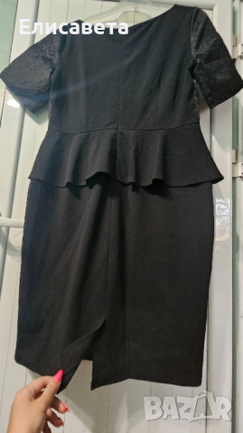 Дамска официална черна рокля , снимка 4 - Рокли - 44978816