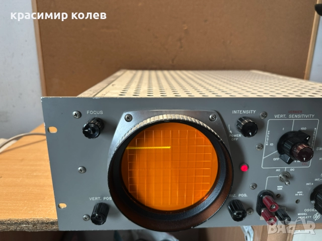 американски осцилоскоп "HEWLETT PACKARD 120 AR", снимка 8 - Друга електроника - 52618351