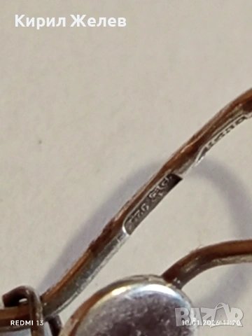 Красива сребърна обеца висока проба сребро майсторска изработка 51900, снимка 8 - Обеци - 53051887