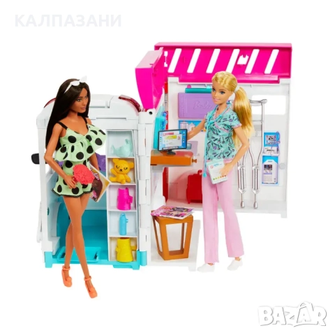 BARBIE CAREERS Комплект за игра Мобилна клиника HKT79, снимка 5 - Коли, камиони, мотори, писти - 51983589