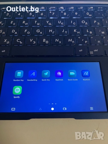 Asus Zenbook UX 434 17-8565U/ 8RAM/512SSD/Touchpad Display, снимка 4 - Лаптопи за игри - 53714323