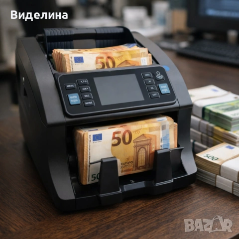 Машина за броене на пари с детекция за фалшиви банкноти STS AL-N66