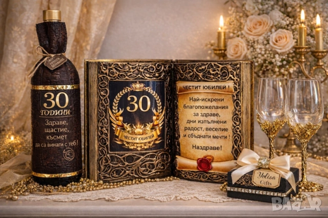 Оригинален подарък за 80 годишен юбилей и всички други кръгли годишнини и 50 год. юбилей, снимка 8 - Подаръци за юбилей - 54077728